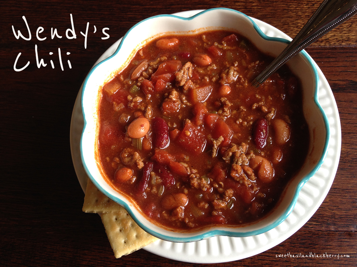 wendy's chili