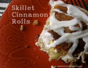 Skillet Cinnamon Rolls – Sweet Basil And Blackberry