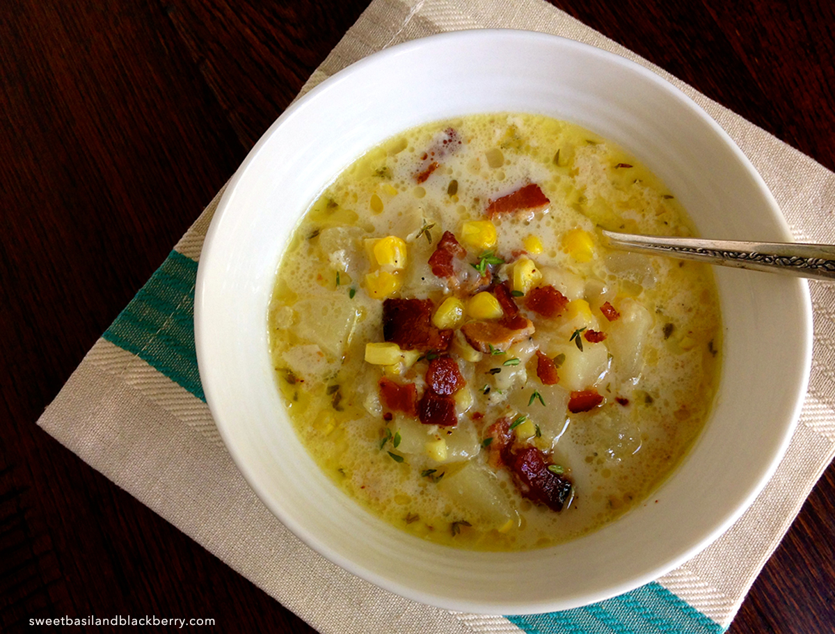 bacon corn chowder#6