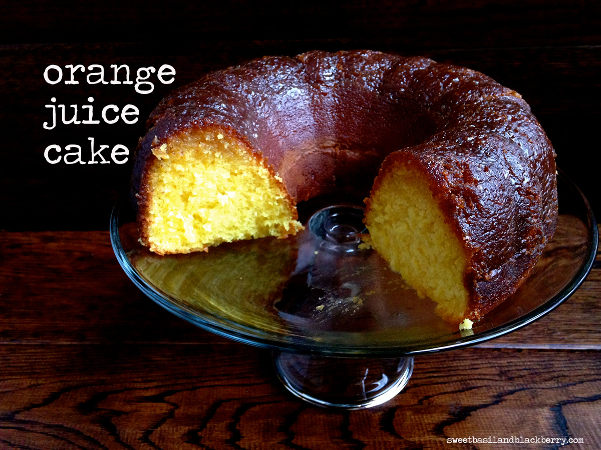 orange juice cake#3