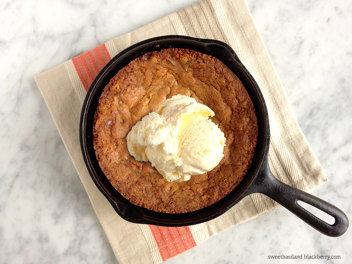 skillet cookie ice cream