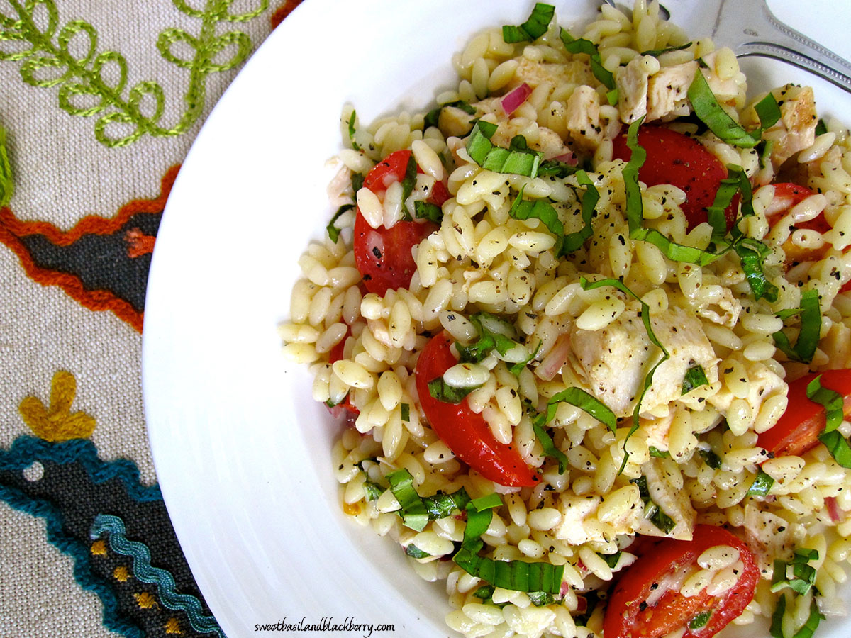 chicken orzo salad