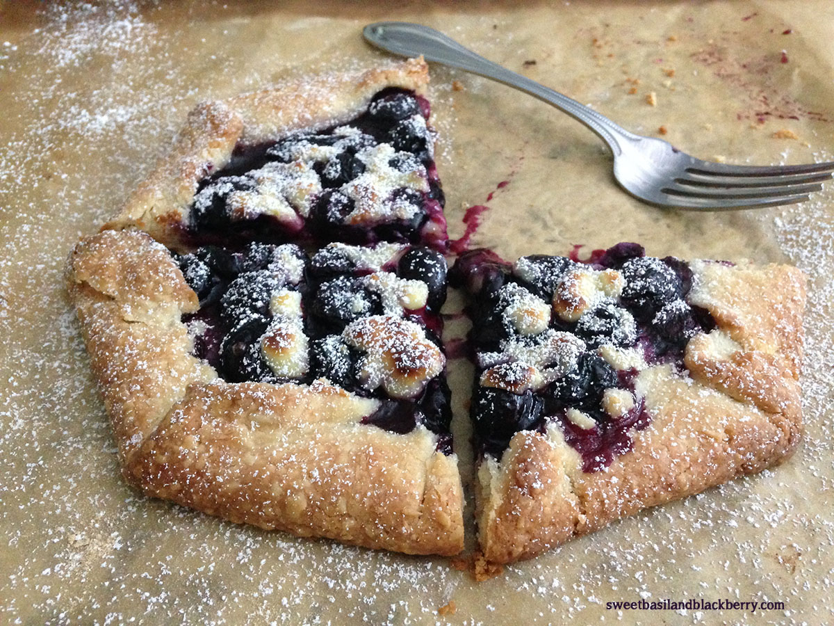 Blueberry Cheesecake Galette#3