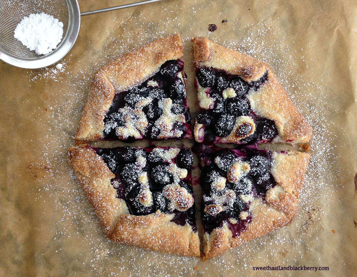 Blueberry Cheesecake Galette#7