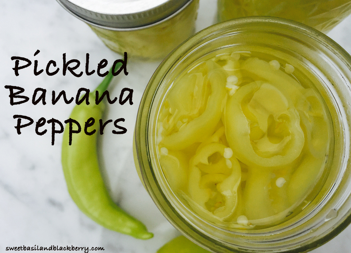 Pickled banana peppers